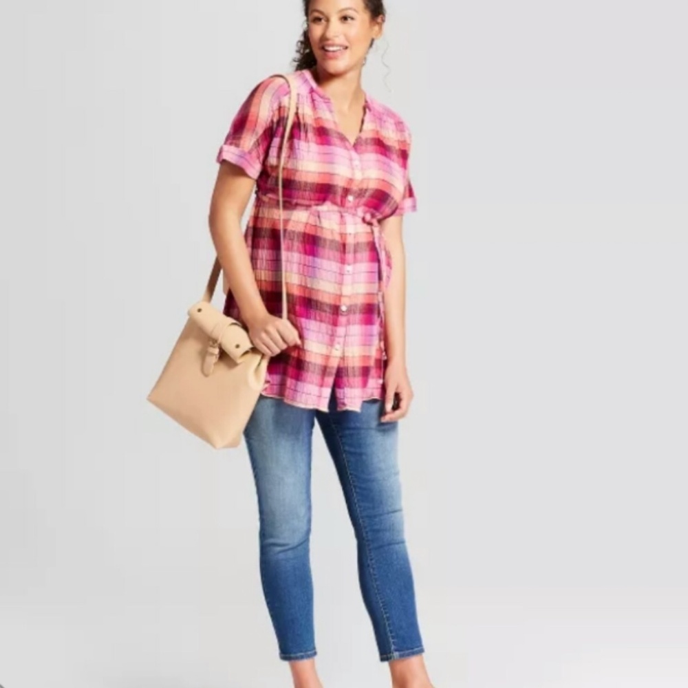 Isabel Maternity Women Blue Jeans‎ Maternity, Sz 4